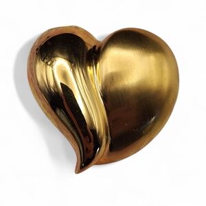 Givenchy Vintage Golden Heart Brooch –
